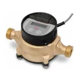 RCDL M25 mechanikus áramlásmérő bronz házban, kijelzővel