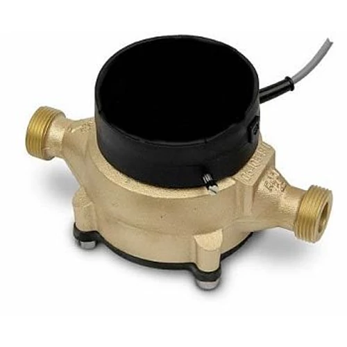 RCDL M25 mechanikus áramlásmérő bronz házban, kijelző nélkül