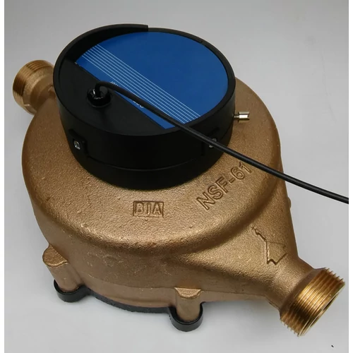 RCDL M70 mechanikus áramlásmérő bronz házban, kijelző nélkül