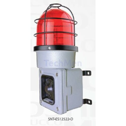 SNT-ES120 / 125  Ipari kivitelű figyelmeztető fényjelző (opcionális)  és sziréna